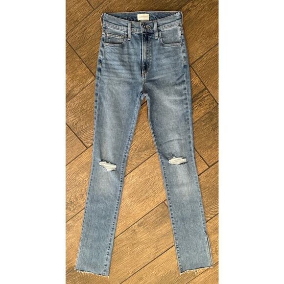 Favorite Daughter Valentina Super High Rise Tower Jean with Slit Size 23 - Picture 12 of 12